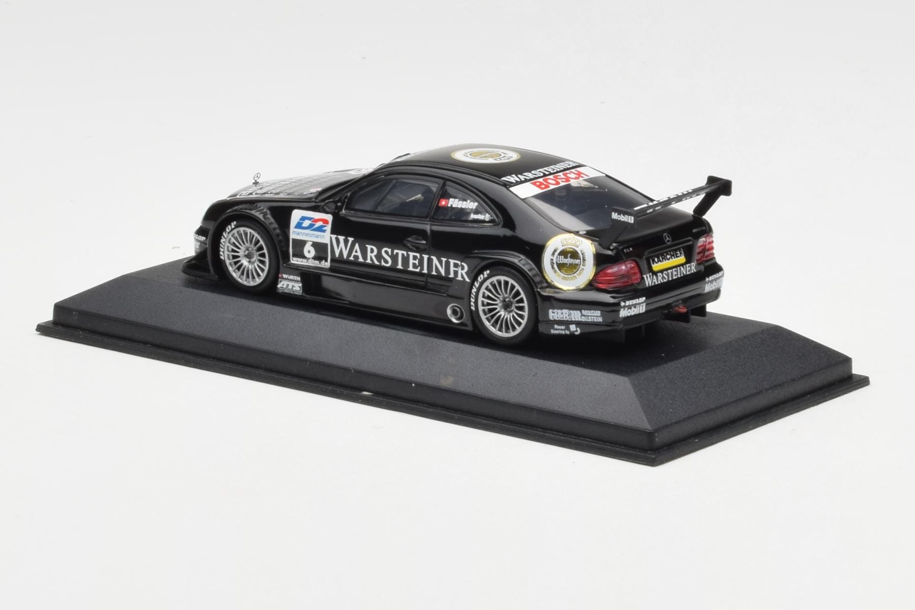 Mercedes CLK #6 M. Fässler Team AMG DTM 2000 Minichamps 1:43 4300003706 Metal - imaginea 3 din 4