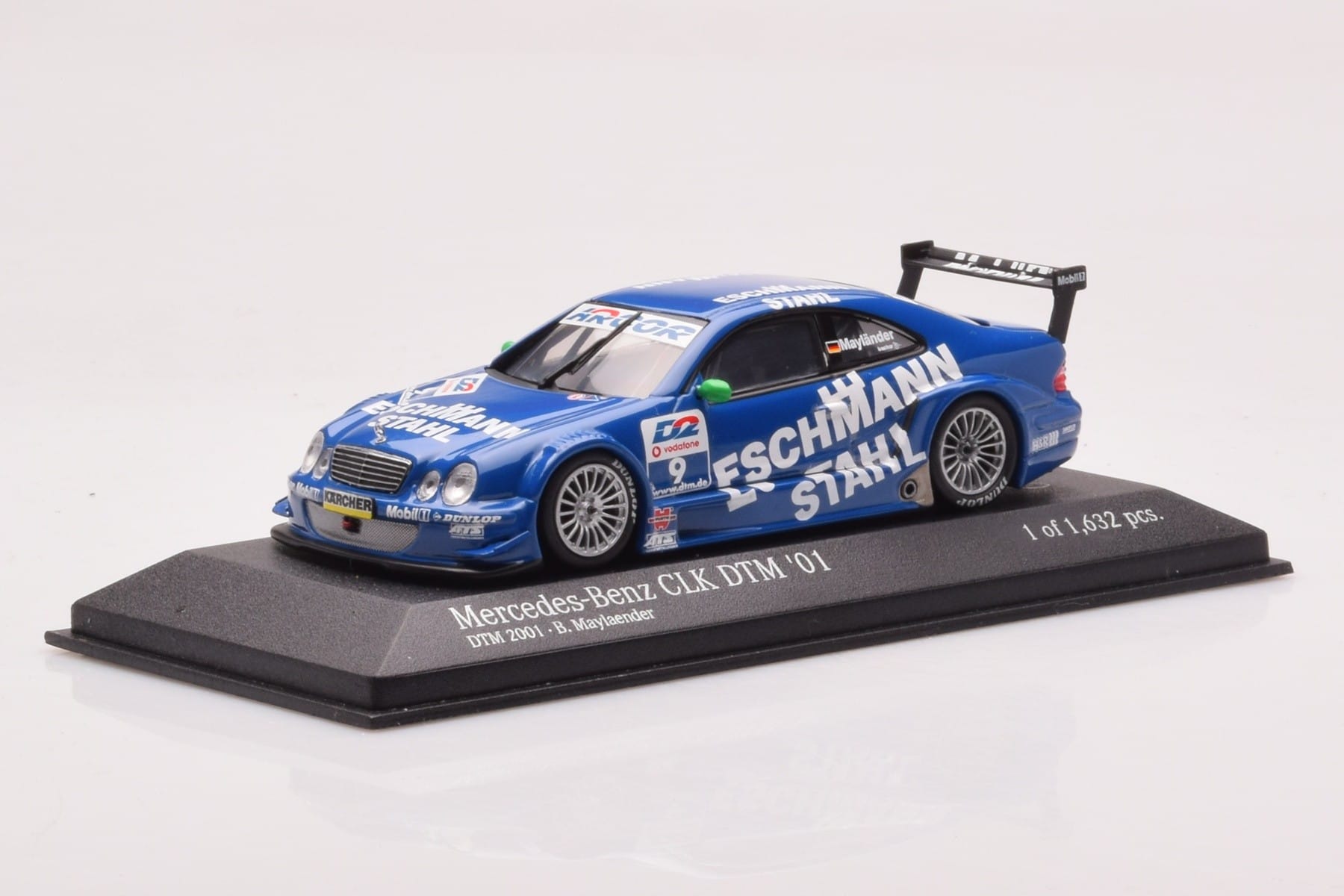 Mercedes CLK DTM Team Manthey #9 B. Maylander DTM 2001 Minichamps 1:43 400013109 Metal - imaginea 2 din 4