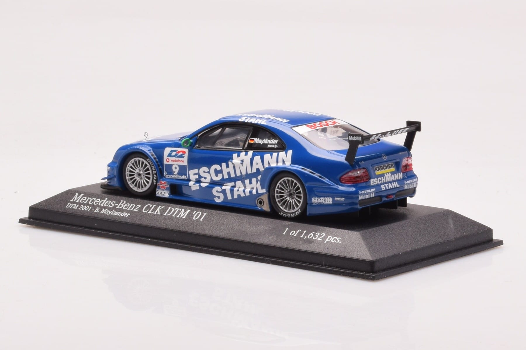 Mercedes CLK DTM Team Manthey #9 B. Maylander DTM 2001 Minichamps 1:43 400013109 Metal - imaginea 3 din 4