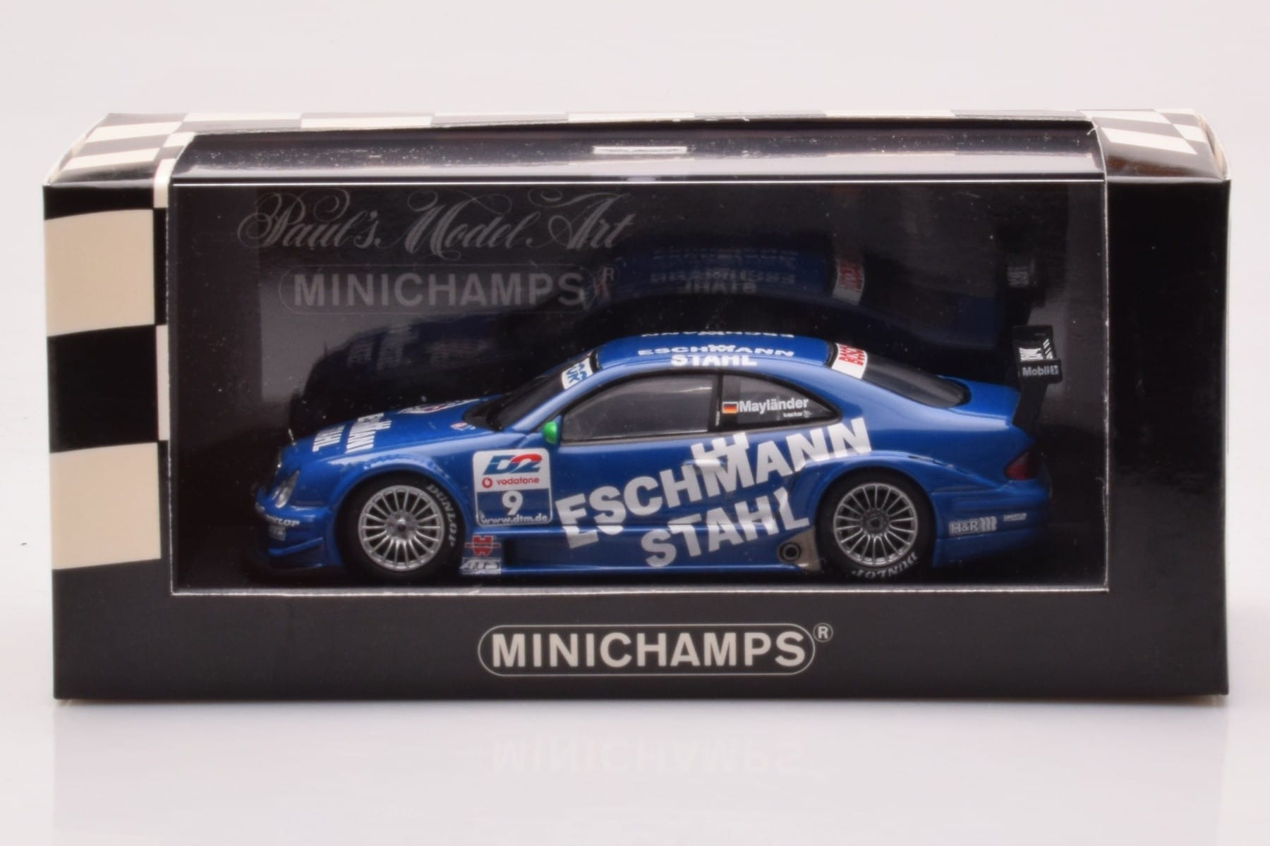 Mercedes CLK DTM Team Manthey #9 B. Maylander DTM 2001 Minichamps 1:43 400013109 Metal - imaginea 4 din 4