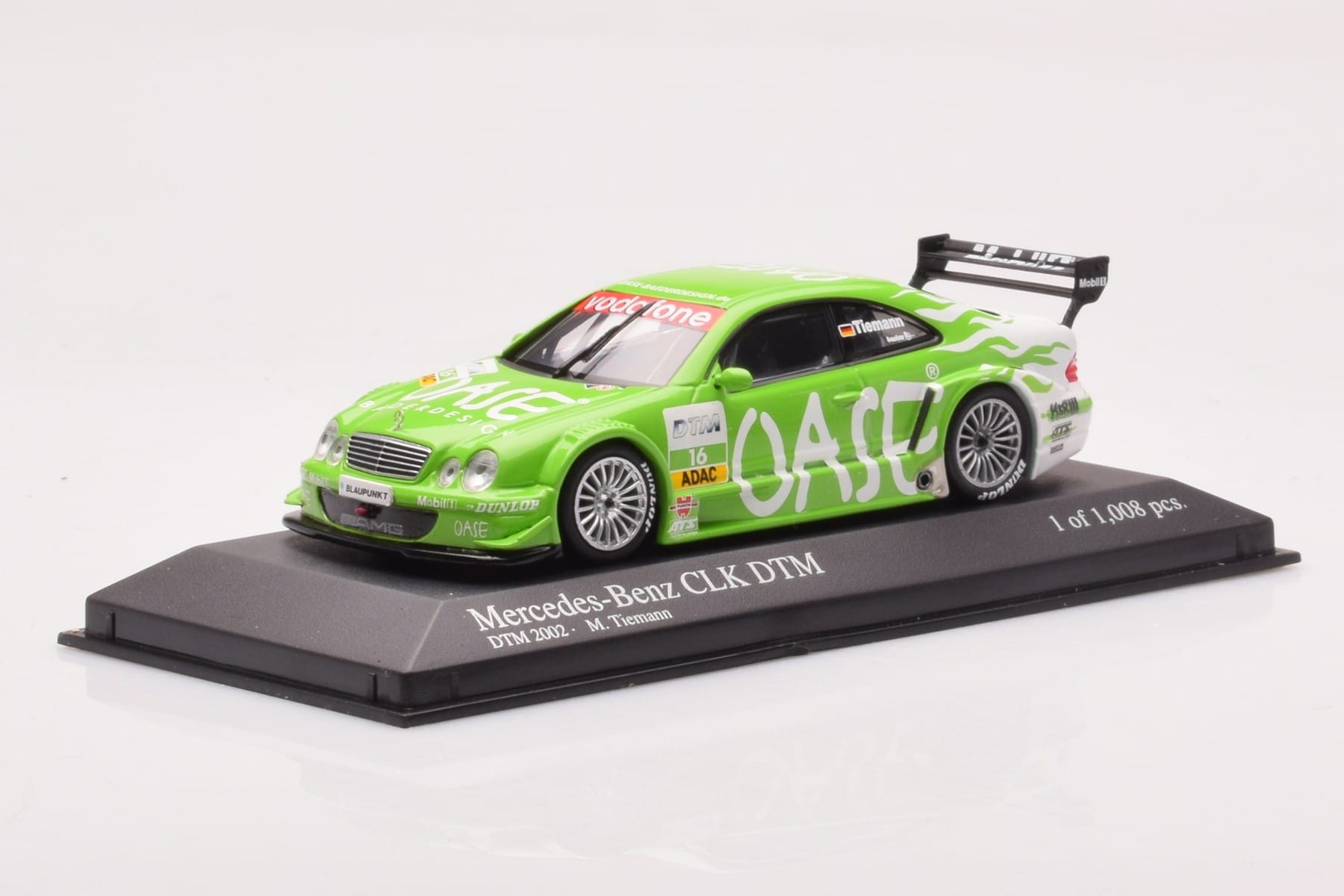 Mercedes CLK DTM Team OASE AMG #16 M. Tiemann DTM 2001 Minichamps 1:43 400023116 Metal - imaginea 2 din 4