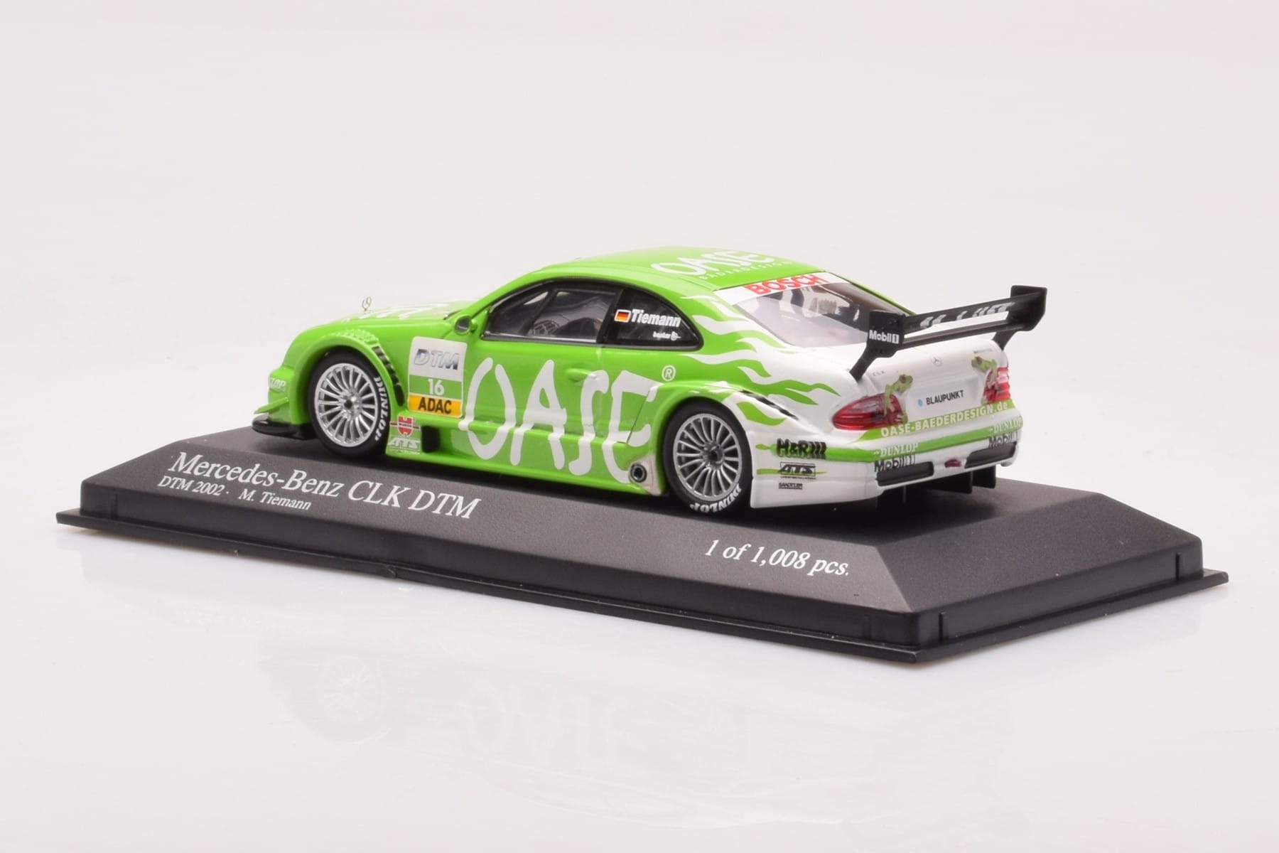 Mercedes CLK DTM Team OASE AMG #16 M. Tiemann DTM 2001 Minichamps 1:43 400023116 Metal - imaginea 3 din 4