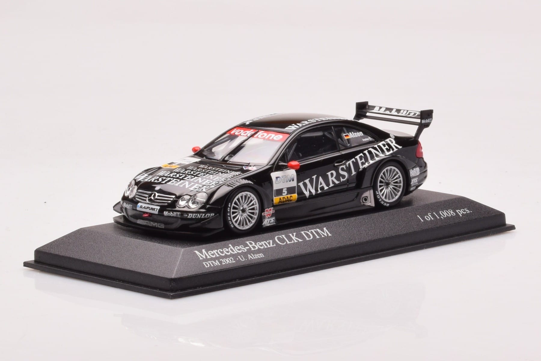 Mercedes CLK DTM Team Warsteiner AMG #5 U. Alzen DTM 2002 Minichamps 1:43 400023025 Metal - imaginea 2 din 4