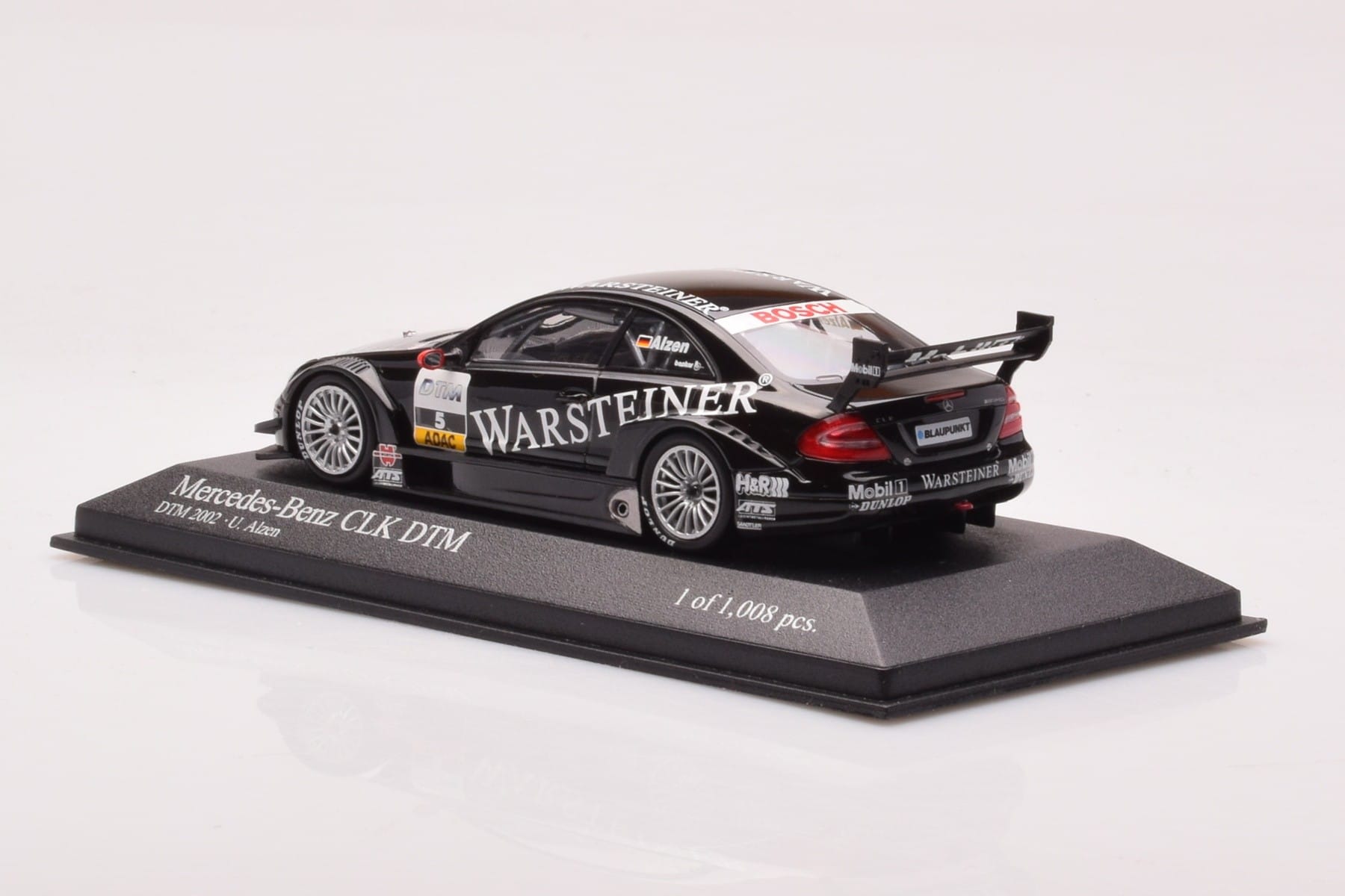Mercedes CLK DTM Team Warsteiner AMG #5 U. Alzen DTM 2002 Minichamps 1:43 400023025 Metal - imaginea 3 din 4