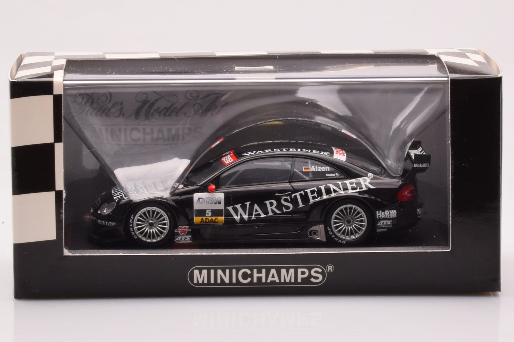 Mercedes CLK DTM Team Warsteiner AMG #5 U. Alzen DTM 2002 Minichamps 1:43 400023025 Metal - imaginea 4 din 4