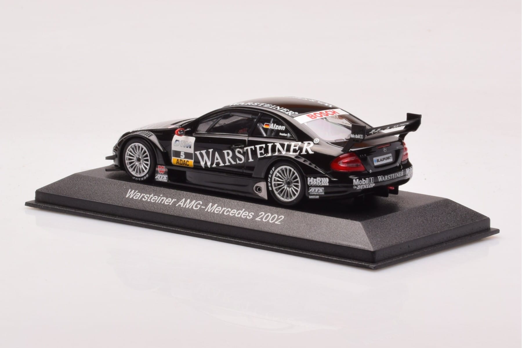 Mercedes CLK-DTM #5 U. Alzen Warsteiner DTM 2002 Minichamps 1:43 B66961959 Metal - imaginea 3 din 4