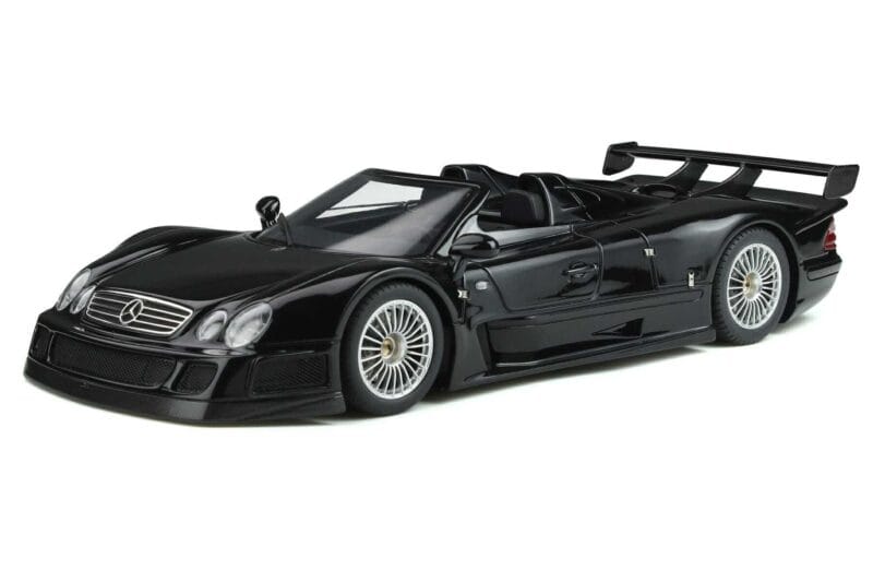 Mercedes CLK GTR Roadster Negru GT Spirit 1:18 GT826 Rășină