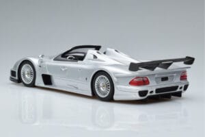 Mercedes CLK GTR Roadster Argintiu GT Spirit 1:18 GT155 Rășină - imaginea 5 din 6