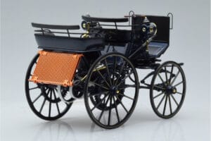 Mercedes Daimler Motorkutsche Albastru Închis Norev 1:18 183700 Metal - imaginea 2 din 6
