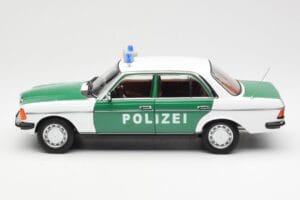 Mercedes E-Class W123 Polizei Norev 1:18 B66040676 Metal - imaginea 4 din 8