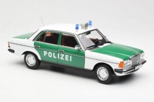 Mercedes E-Class W123 Polizei Norev 1:18 B66040676 Metal - imaginea 6 din 8