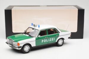Mercedes E-Class W123 Polizei Norev 1:18 B66040676 Metal - imaginea 8 din 8