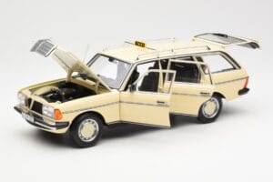 Mercedes 230T W123 T-Model Taxi Norev 1:18 183731 Metal - imaginea 2 din 8