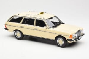 Mercedes 230T W123 T-Model Taxi Norev 1:18 183731 Metal - imaginea 6 din 8