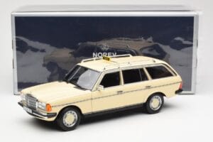 Mercedes 230T W123 T-Model Taxi Norev 1:18 183731 Metal - imaginea 8 din 8