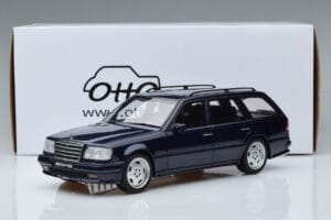 Mercedes E36 AMG S124 Albastru Otto 1:18 OT753 Rășină - imaginea 6 din 6