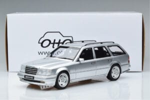 Mercedes E36 AMG S124 Argintiu Otto 1:18 OT889 Rășină - imaginea 6 din 6
