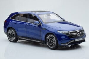 Mercedes EQC 400 Brilliant Albastru NZG 1:18 B66963757 Metal - imaginea 6 din 8