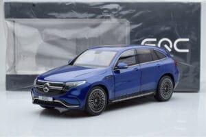 Mercedes EQC 400 Brilliant Albastru NZG 1:18 B66963757 Metal - imaginea 8 din 8