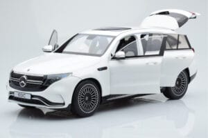 Mercedes EQC 400 Diamond Alb NZG 1:18 B66963756 Metal - imaginea 2 din 8