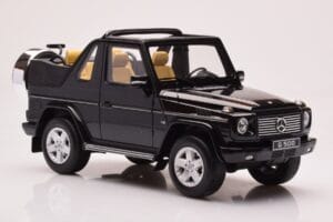 Mercedes G500 W463 Cabriolet Obsidian Negru Otto 1:18 OT1040 Rășină - imaginea 4 din 6