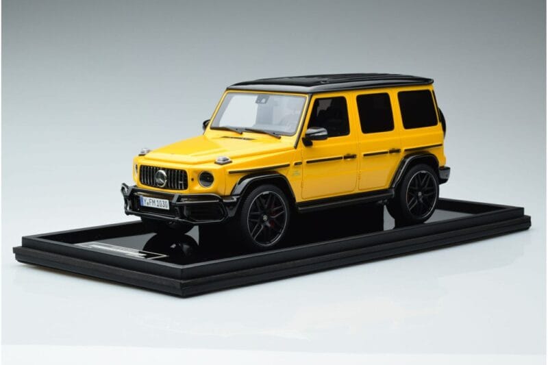 Mercedes AMG G63 W463 Galben MotorHelix 1:18 MH018 Y Rășină