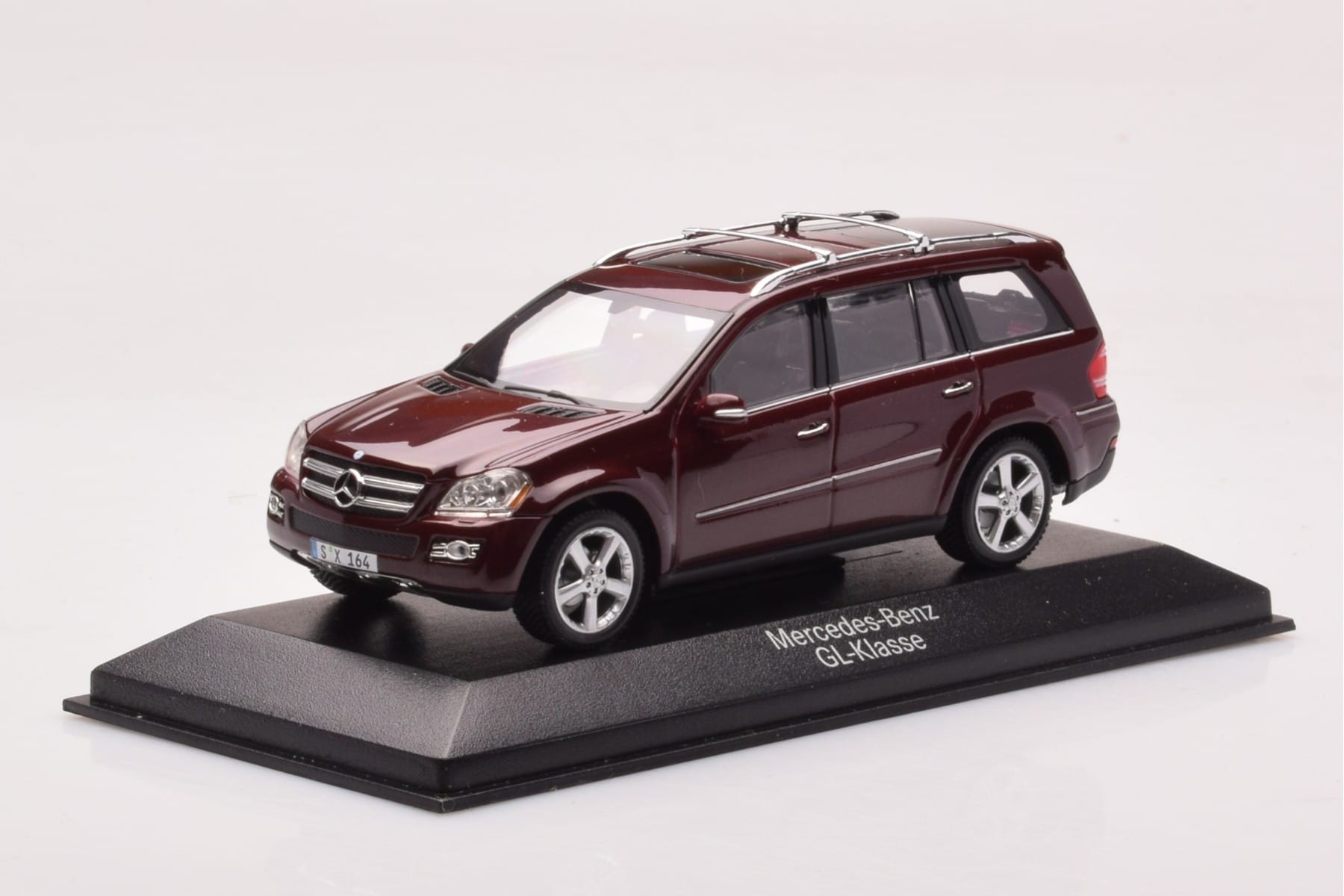 Mercedes GL X164 Carneol Roșu Minichamps 1:43 B66962226 Metal - imaginea 2 din 4
