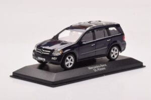 Mercedes GL X164 Tanzanite Albastru Minichamps 1:43 B66962228 Metal - imaginea 2 din 4
