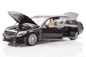 Mercedes Maybach S-Class W222 Brabus 900 Obsidian Negru Almost Real 1:18 860102 Metal - imaginea 2 din 8