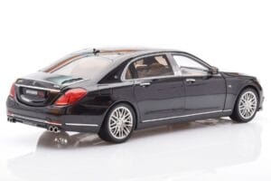 Mercedes Maybach S-Class W222 Brabus 900 Obsidian Negru Almost Real 1:18 860102 Metal - imaginea 3 din 8
