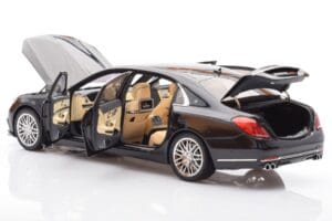 Mercedes Maybach S-Class W222 Brabus 900 Obsidian Negru Almost Real 1:18 860102 Metal - imaginea 5 din 8