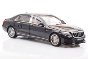 Mercedes Maybach S-Class W222 Brabus 900 Obsidian Negru Almost Real 1:18 860102 Metal - imaginea 6 din 8