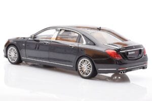 Mercedes Maybach S-Class W222 Brabus 900 Obsidian Negru Almost Real 1:18 860102 Metal - imaginea 7 din 8