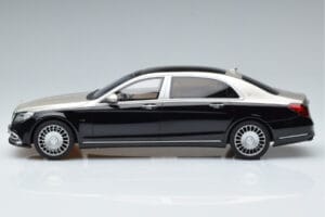 Mercedes Maybach S600 W222 Negru Argintiu GT Spirit 1:18 GT237 Rășină - imaginea 3 din 6