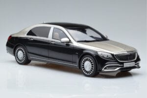 Mercedes Maybach S600 W222 Negru Argintiu GT Spirit 1:18 GT237 Rășină - imaginea 4 din 6