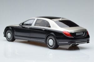 Mercedes Maybach S600 W222 Negru Argintiu GT Spirit 1:18 GT237 Rășină - imaginea 5 din 6