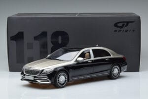 Mercedes Maybach S600 W222 Negru Argintiu GT Spirit 1:18 GT237 Rășină - imaginea 6 din 6