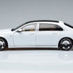 Mercedes Maybach S600 W222 V12 Biturbo Diamond Alb Almost Real 1:18 - image 4 of 11