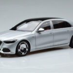Mercedes Maybach S600 W222 V12 Biturbo Hightech Argintiu Almost Real 1:18