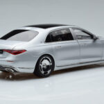 Mercedes Maybach S600 W222 V12 Biturbo Hightech Argintiu Almost Real 1:18 - image 3 of 12