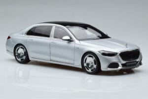 Mercedes Maybach S600 W222 V12 Biturbo Hightech Argintiu Almost Real 1:18 820118 Metal - imaginea 6 din 12