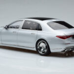Mercedes Maybach S600 W222 V12 Biturbo Hightech Argintiu Almost Real 1:18 - image 7 of 12