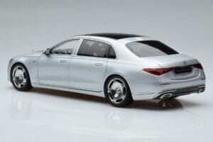 Mercedes Maybach S600 W222 V12 Biturbo Hightech Argintiu Almost Real 1:18 820118 Metal - imaginea 7 din 12