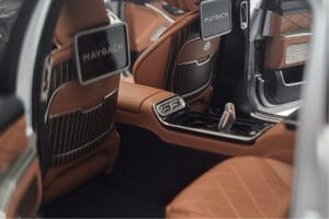 Mercedes Maybach S600 W222 V12 Biturbo Hightech Argintiu Almost Real 1:18 820118 Metal - imaginea 9 din 12
