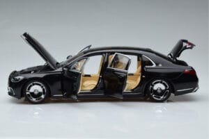 Mercedes Maybach S600 W222 V12 Biturbo Obsidian Negru Almost Real 1:18 820115 Metal - imaginea 4 din 11