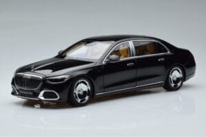 Mercedes Maybach S600 W222 V12 Biturbo Obsidian Negru Almost Real 1:18