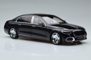 Mercedes Maybach S600 W222 V12 Biturbo Obsidian Negru Almost Real 1:18 820115 Metal - imaginea 6 din 11