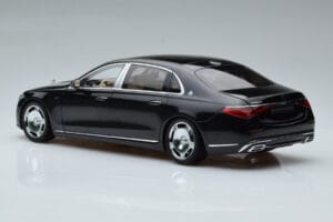 Mercedes Maybach S600 W222 V12 Biturbo Obsidian Negru Almost Real 1:18 820115 Metal - imaginea 7 din 11