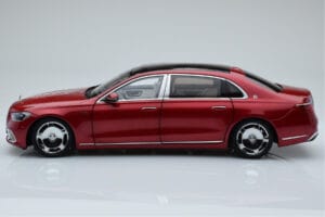Mercedes Maybach S600 W222 V12 Biturbo Patagonia Roșu Almost Real 1:18 820119 Metal - imaginea 4 din 10