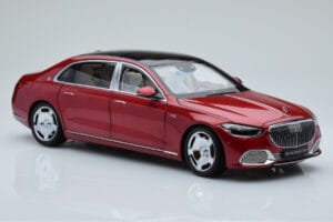 Mercedes Maybach S600 W222 V12 Biturbo Patagonia Roșu Almost Real 1:18 820119 Metal - imaginea 6 din 10